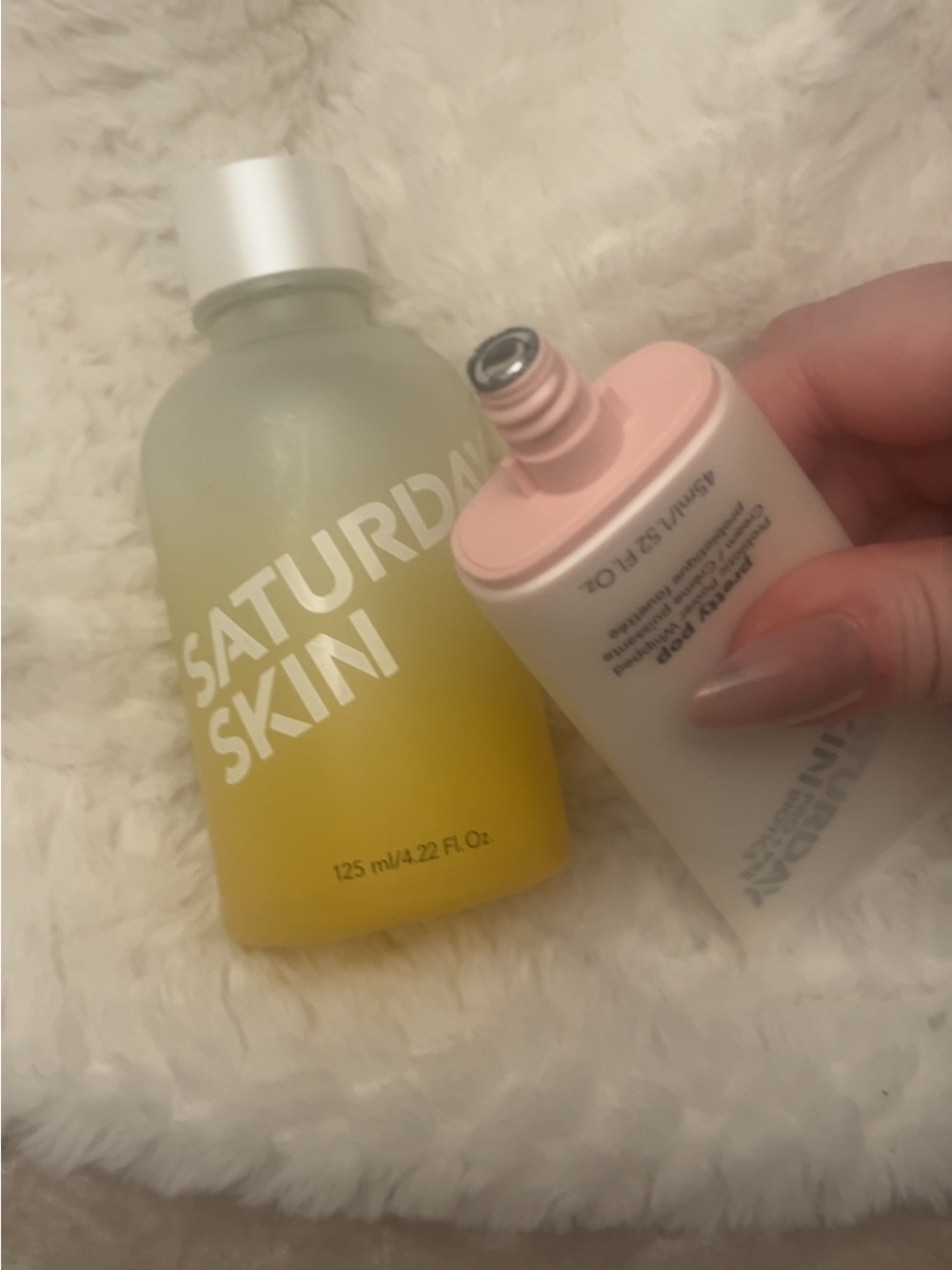 New Saturday Skin Yuzu Vitamin C Bright Toner & Pretty Pop Probiotic Power Cream - Picture 4 of 4